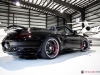 2011 black Porsche 911 Turbo cabriolet wallpapers