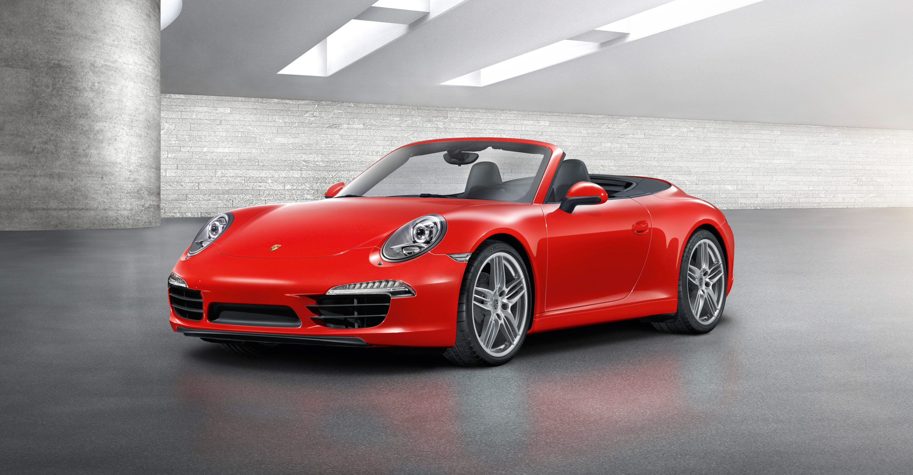 2012 Red Porsche 911 Carrera cabriolet wallpapers