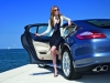Car Girl and Porsche