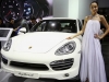 Car Girl and Porsche
