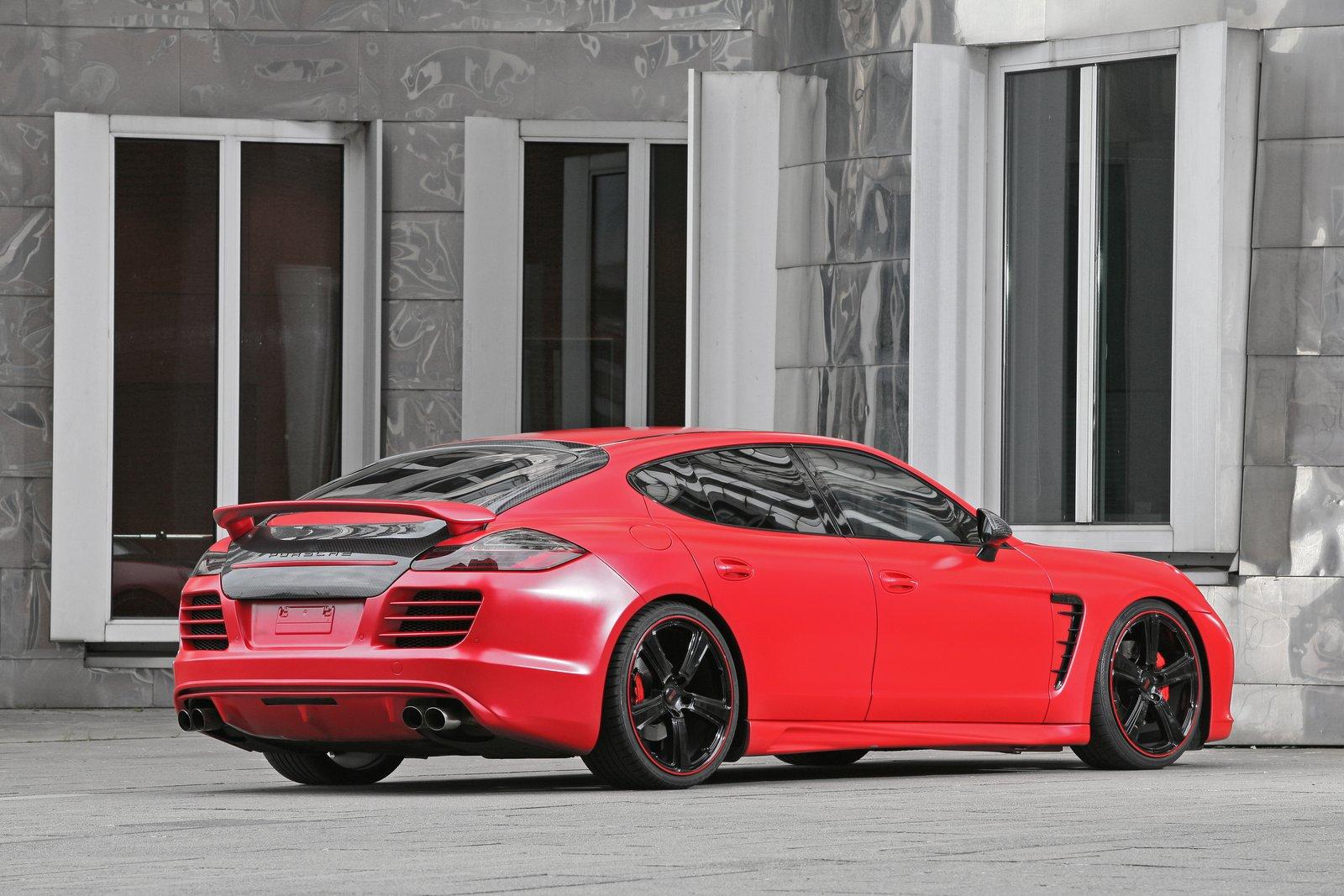 Red Porsche Panamera Tuning by Anderson Germany