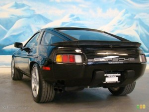 Black 1986 Porsche 928 S