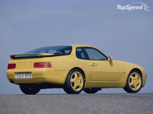 1992 Porsche 968 Rear angle side view