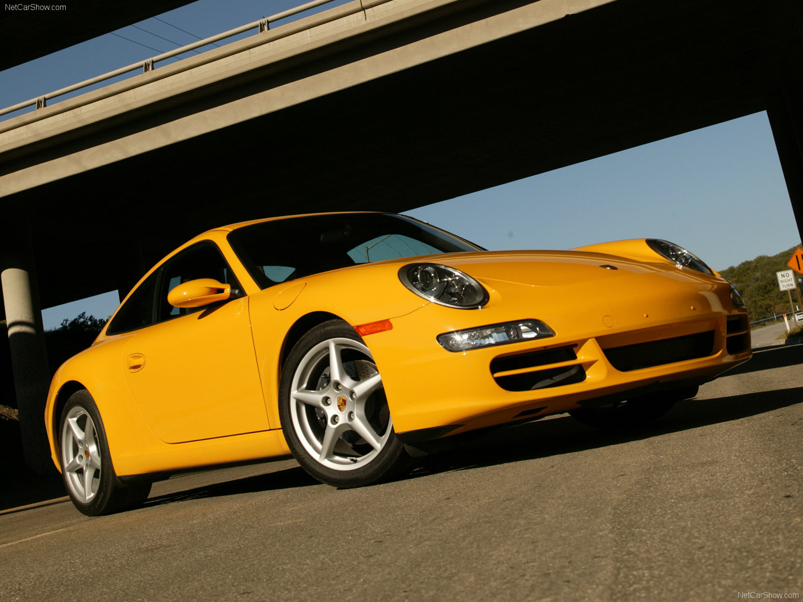 2006 Yellow Porsche 911 Carrera Coupe wallpapers