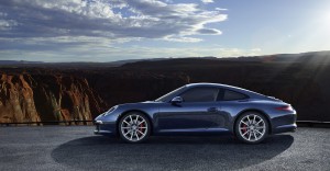 2012 new porsche 911 Carrera S Side view