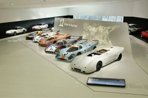 Porsche 917 stand at Porsche museum