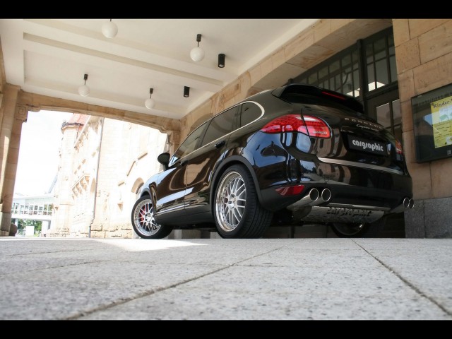2011 Porsche Cayenne II by Cargraphic Rear angle view