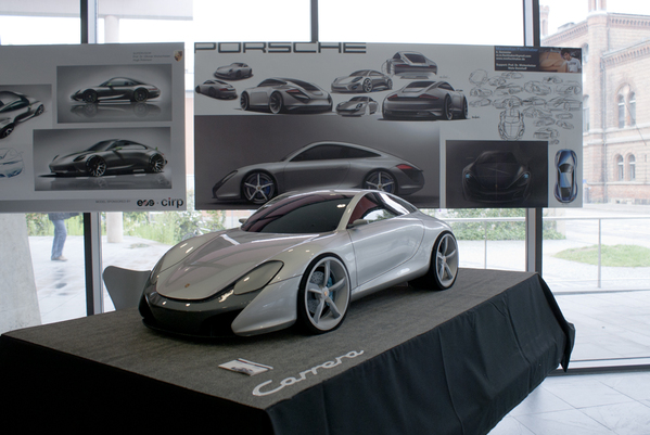 The goal of this Porsche concept project by Maximilian Fischhaber was to