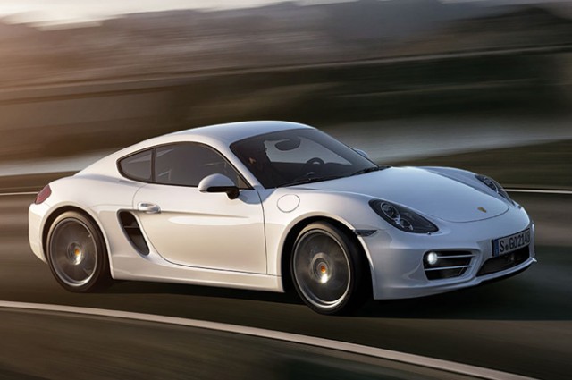 new Porsche Boxster front angle view