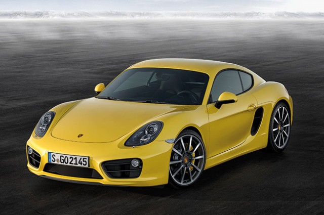 new Porsche Boxster front angle view