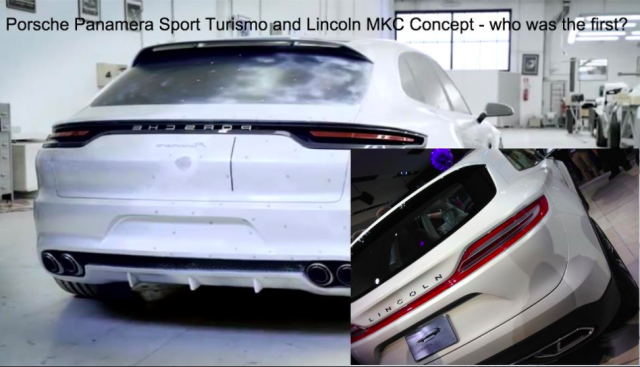 Porsche Panamera Sport Turismo and Lincoln MKC Concept
